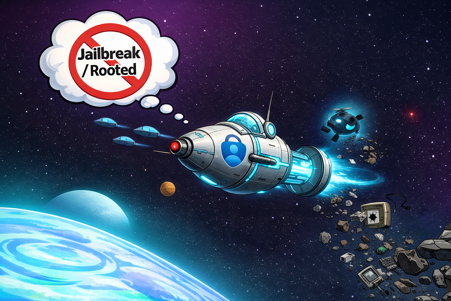 Microsoft Authenticator blocks Jailbreak / Rooted Devices