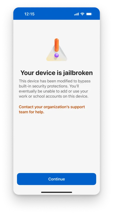iOS_Jailbreak_Warning_Authenticator